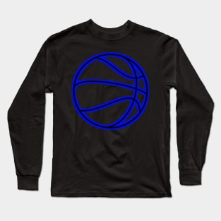 Basketball Graphic Design Long Sleeve T-Shirt